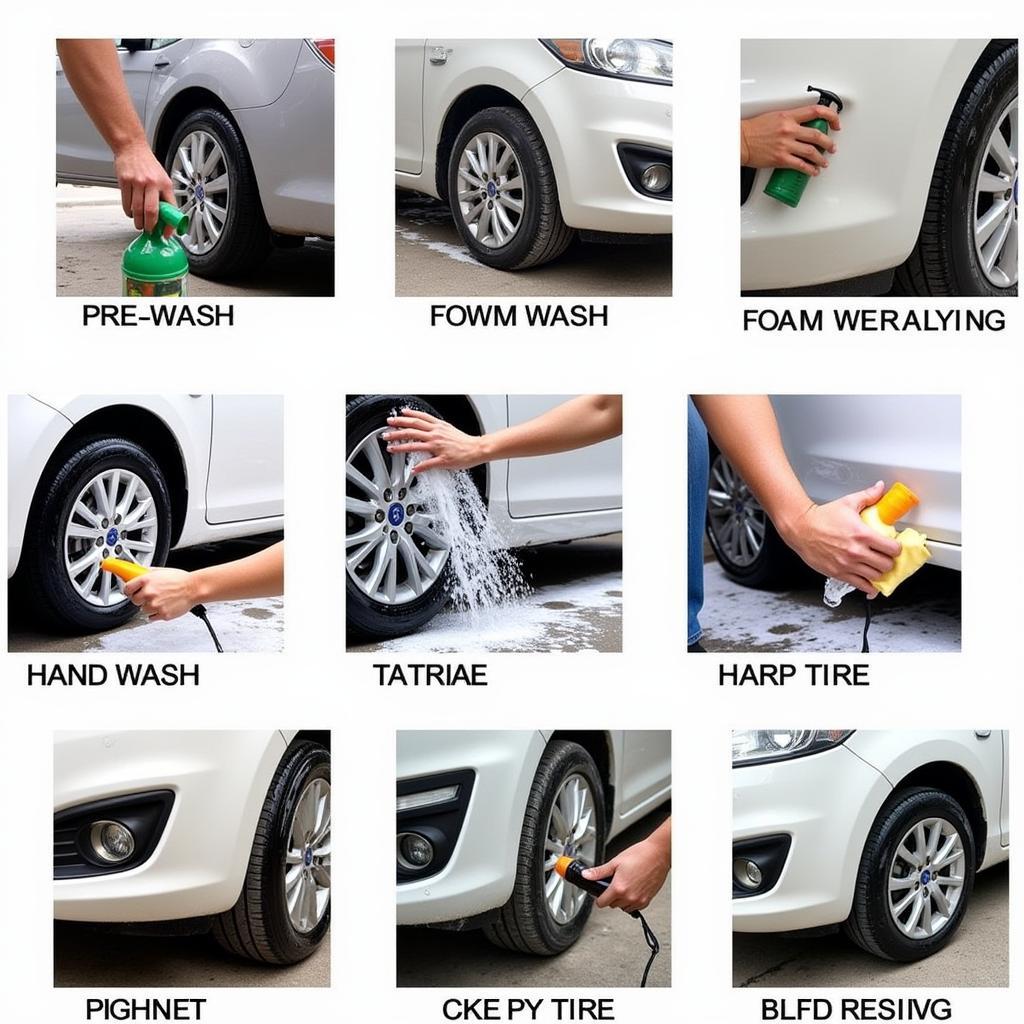 Exterior Car Wash Detailing Process