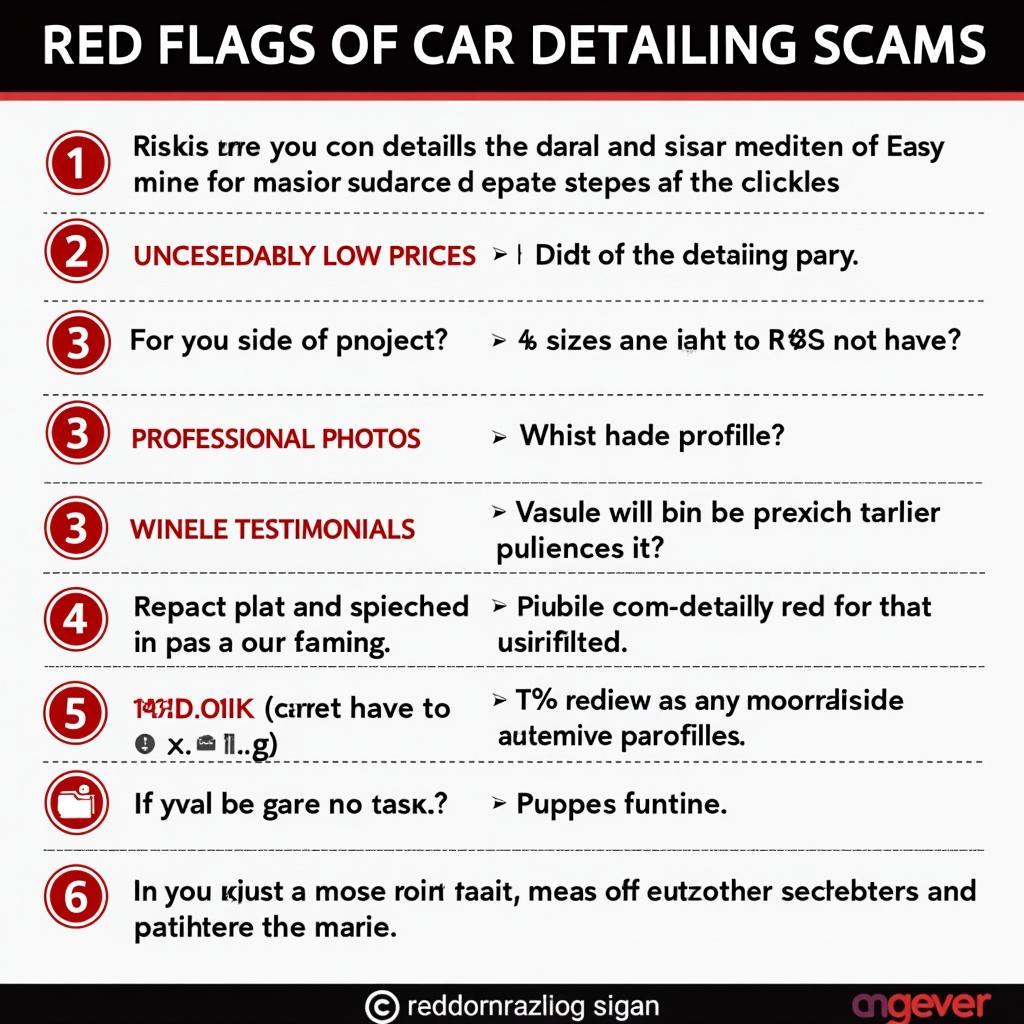 Red Flags of Facebook Car Detailing Scams