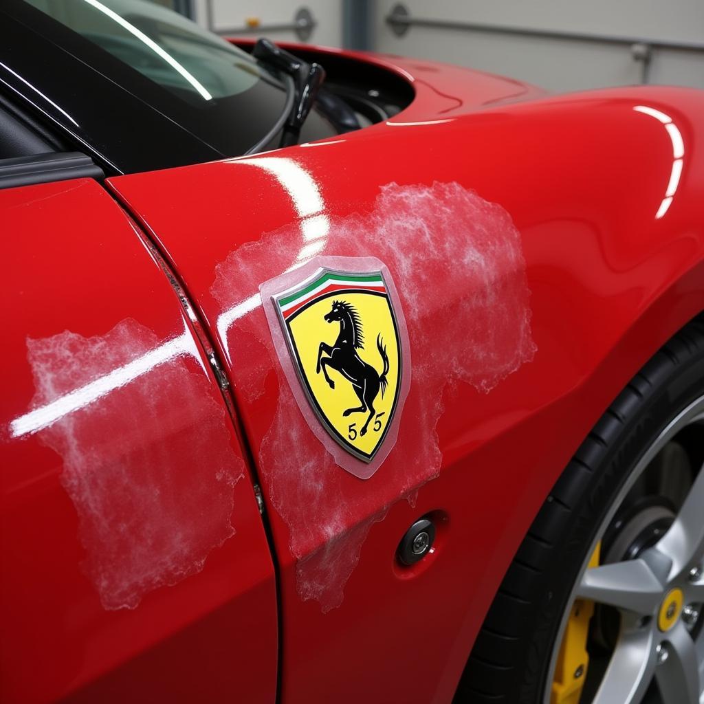 Ferrari Paint Correction Detailing