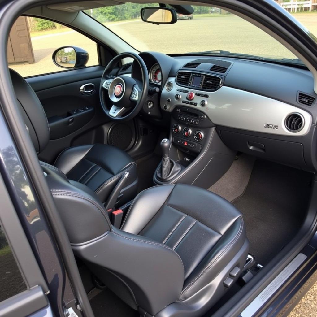 Fiat 500 Interior Detailing