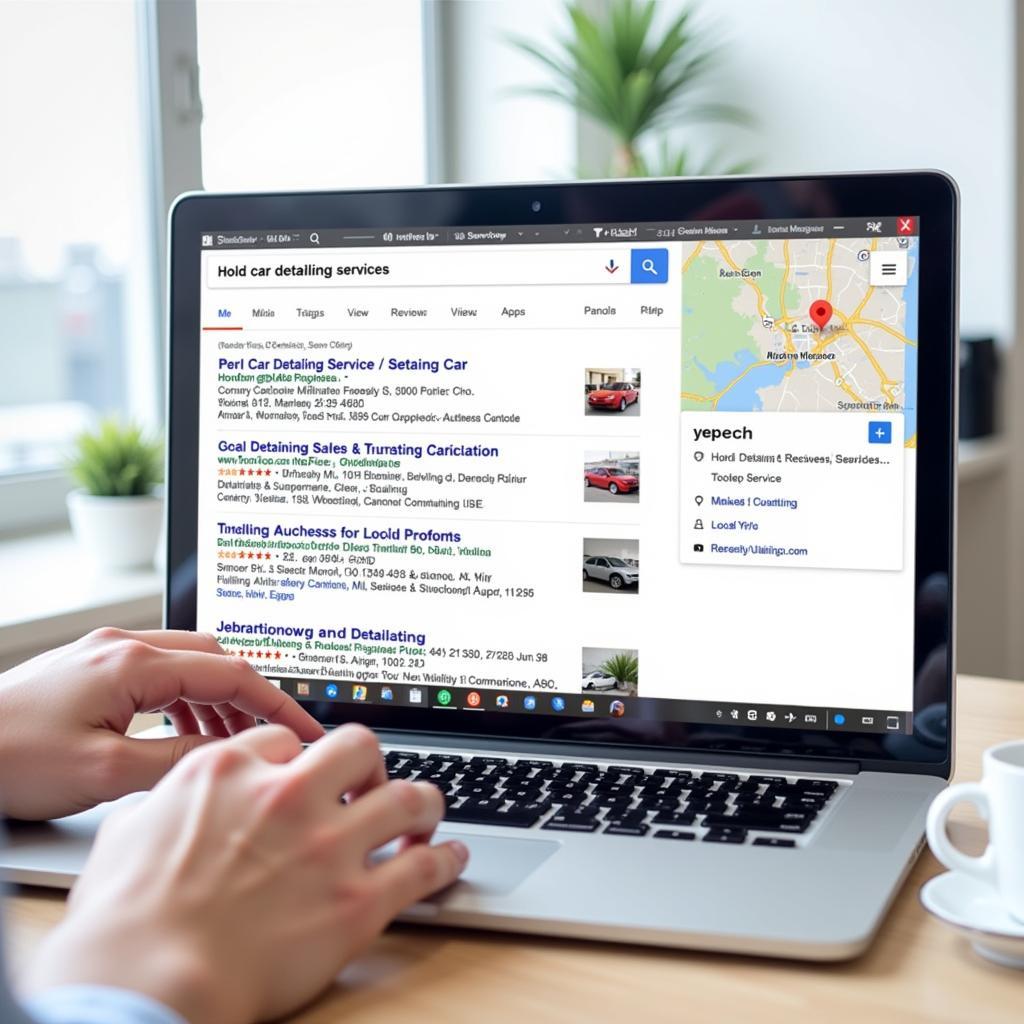 Finding Local Car Detailers Online Through Google Search and Online Directories