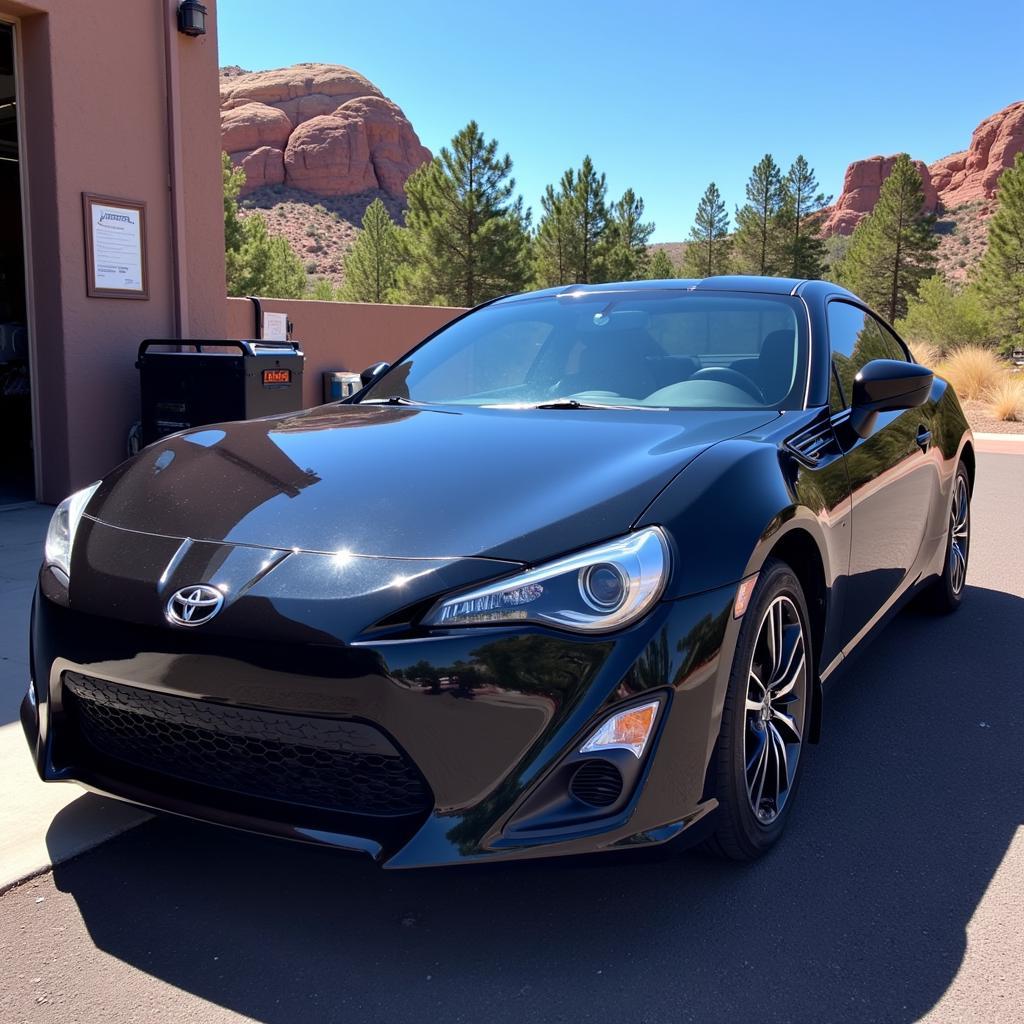 Exterior car detailing in Flagstaff