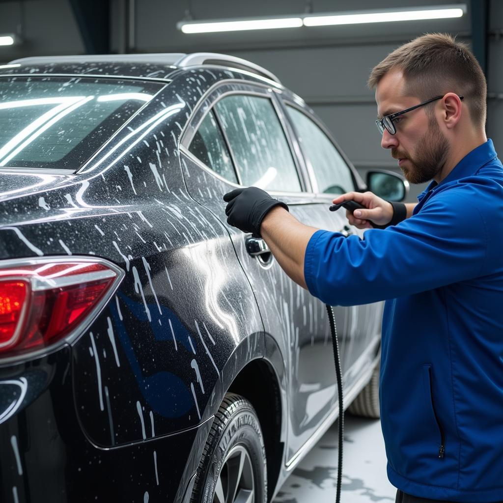 Fresh Car Detailing Exterior Wash Process