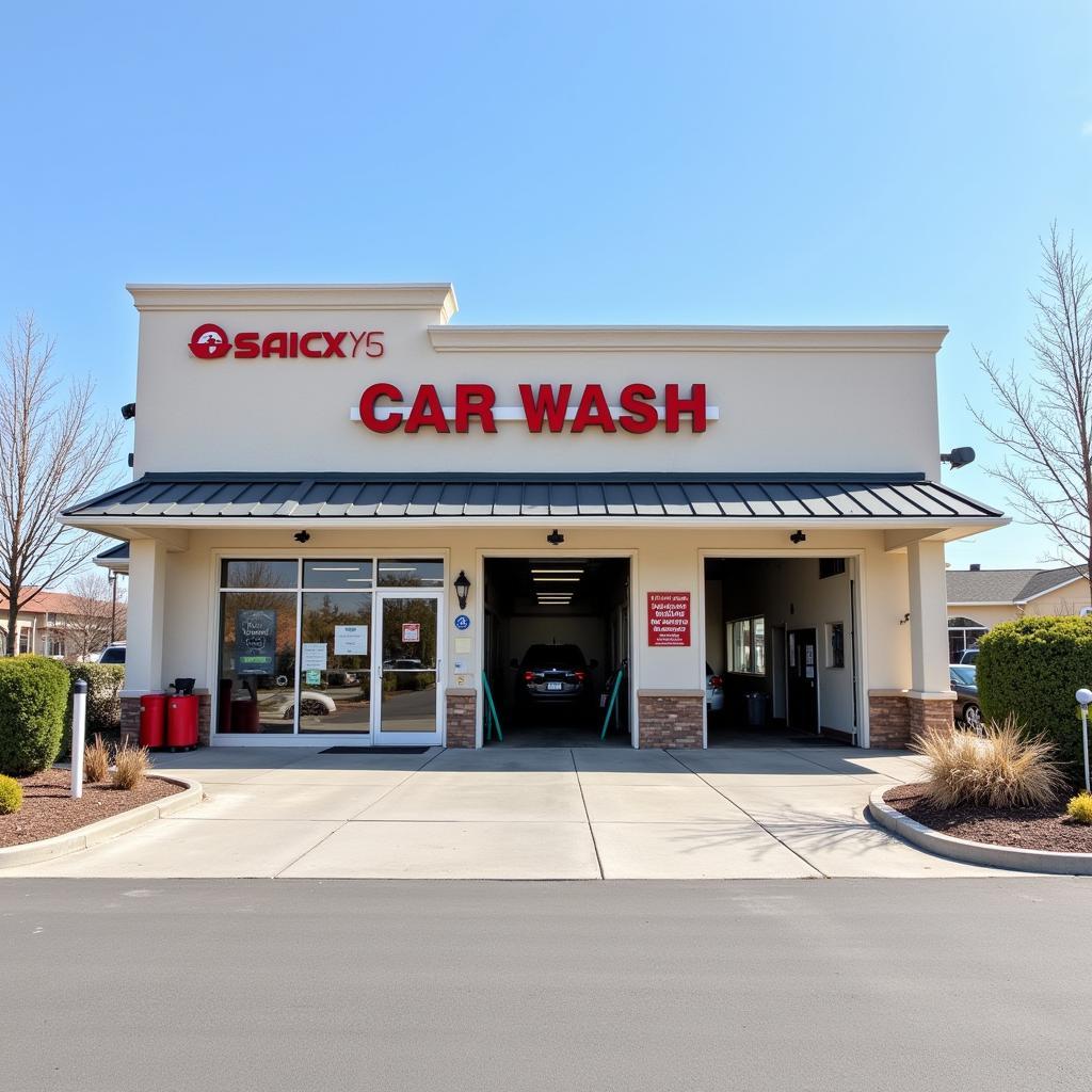 Exterior view of Garden State Car Wash & Detail Center in Howell, NJ