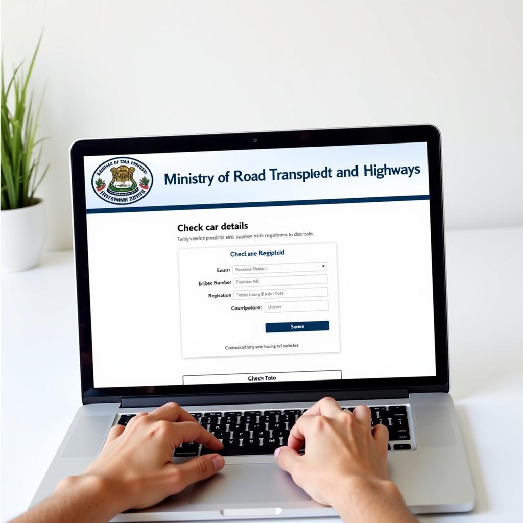 Checking Car Details on Government Website