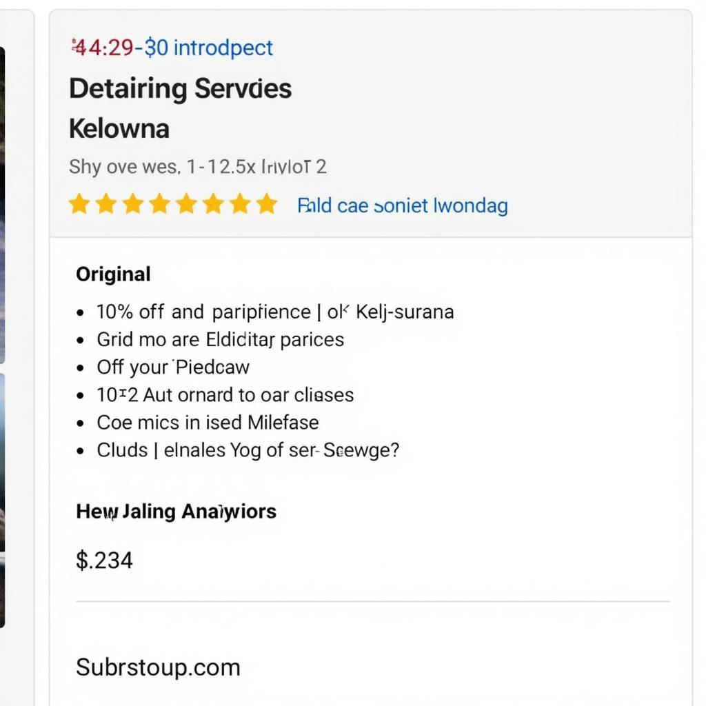 Example of a Groupon Car Detailing Deal in Kelowna