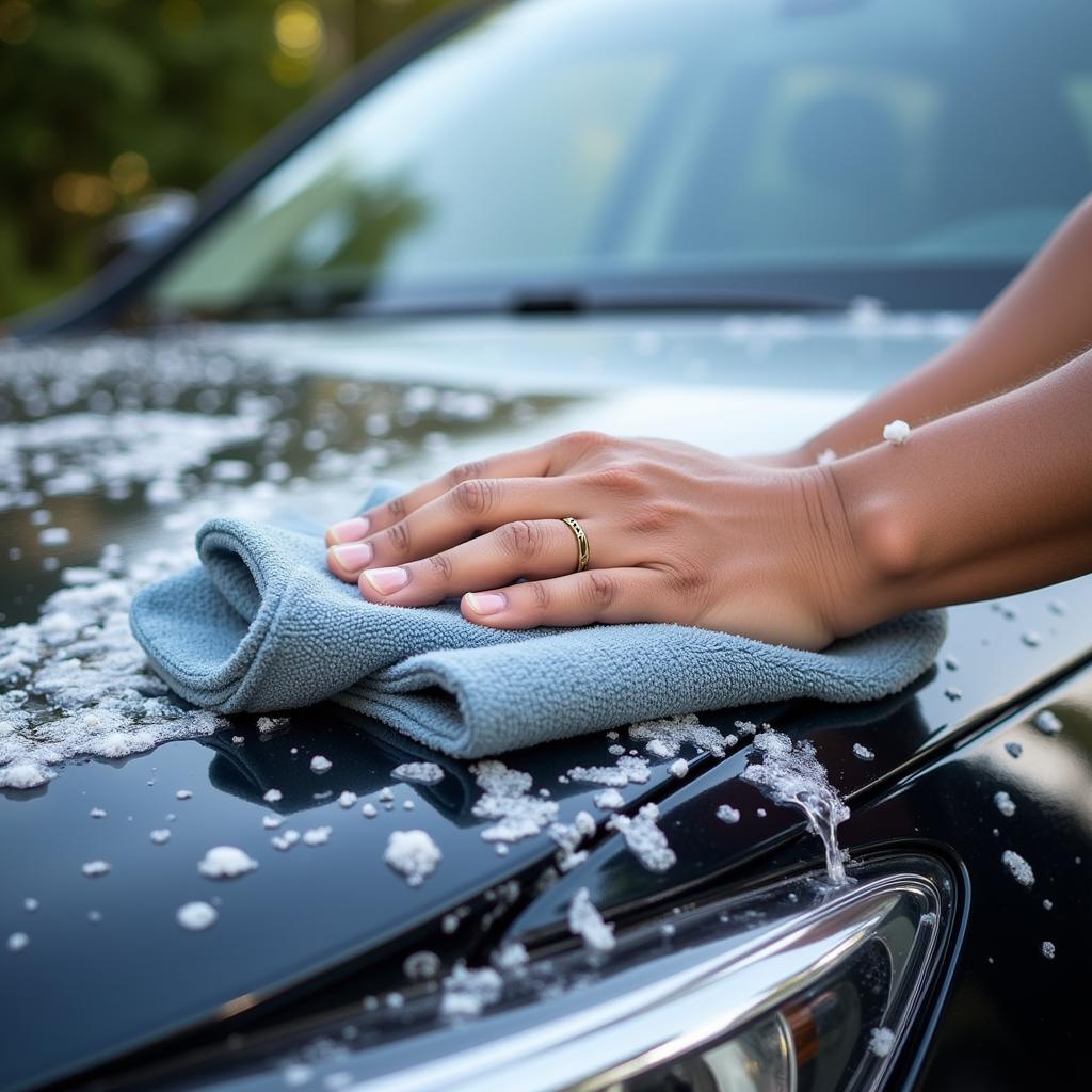 Hand Car Wash Gentle Cleaning Process