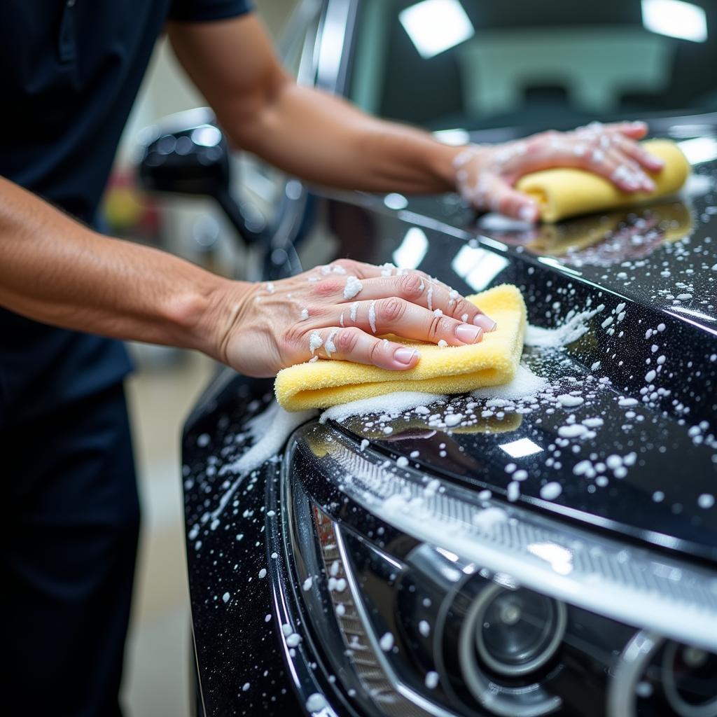 Professional Hand Car Wash Process