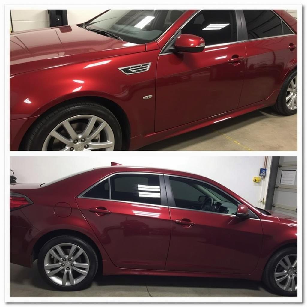 A sparkling clean car after a Hanover car wash detailing service.