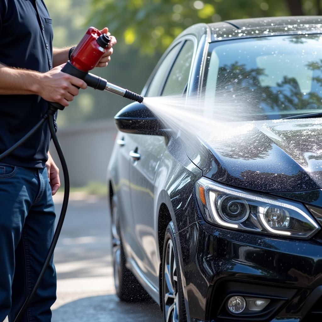 High Point Car Detailing Exterior Wash Process