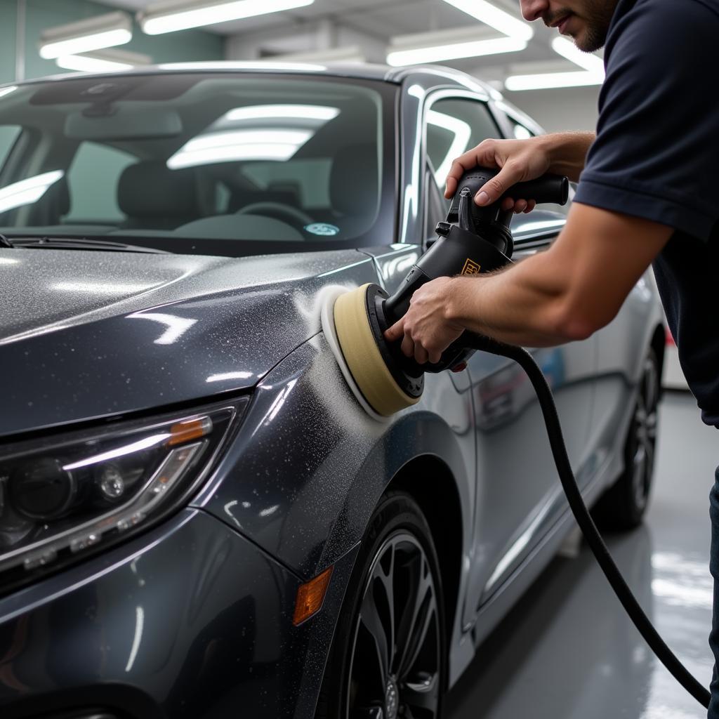 Paint Correction on a Honda Civic in Mishawaka