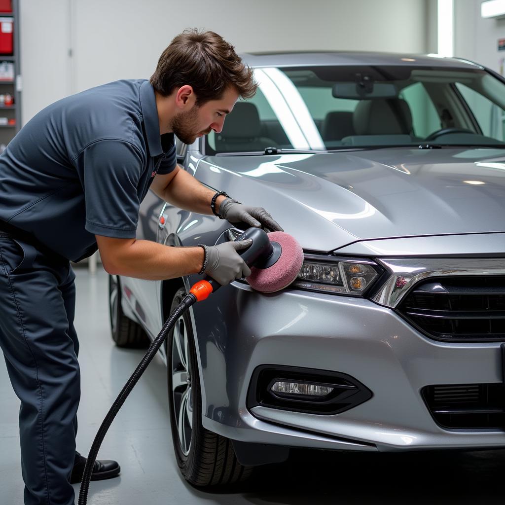 Honda Car Detailing Specialist at Work