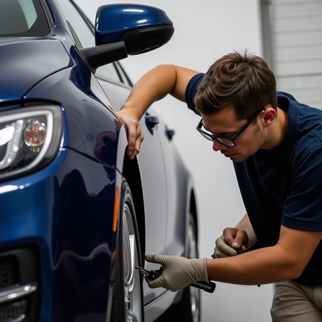 Independent Detailer at Work