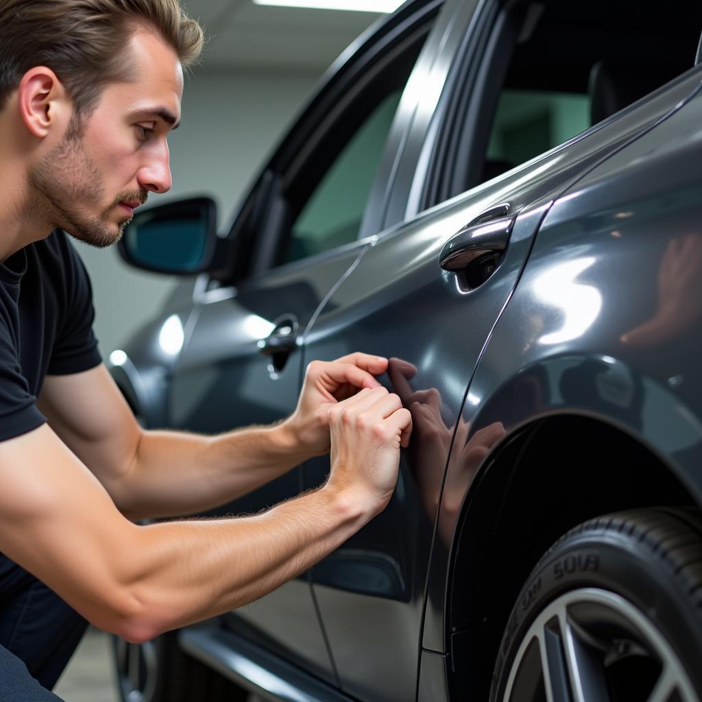 Installing Car Vinyl Wrap