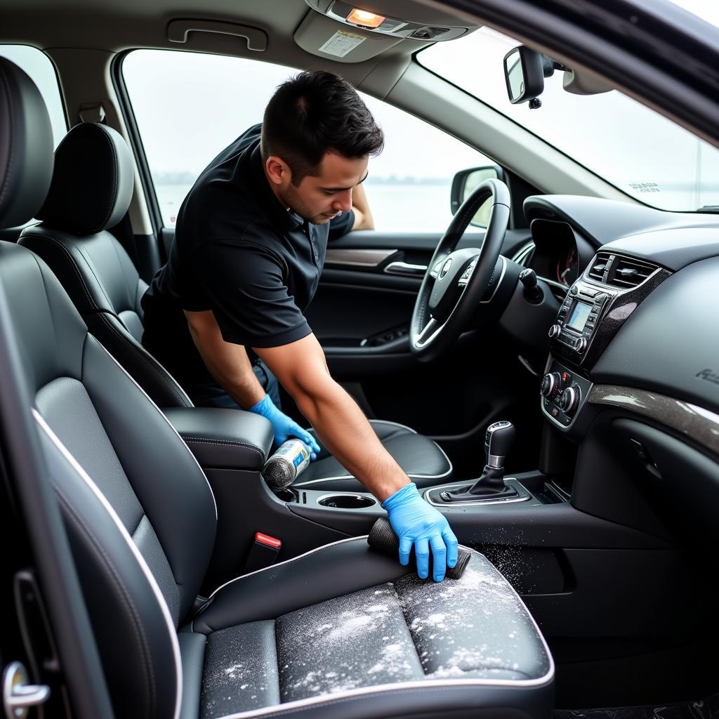 Deep Cleaning Car Interior