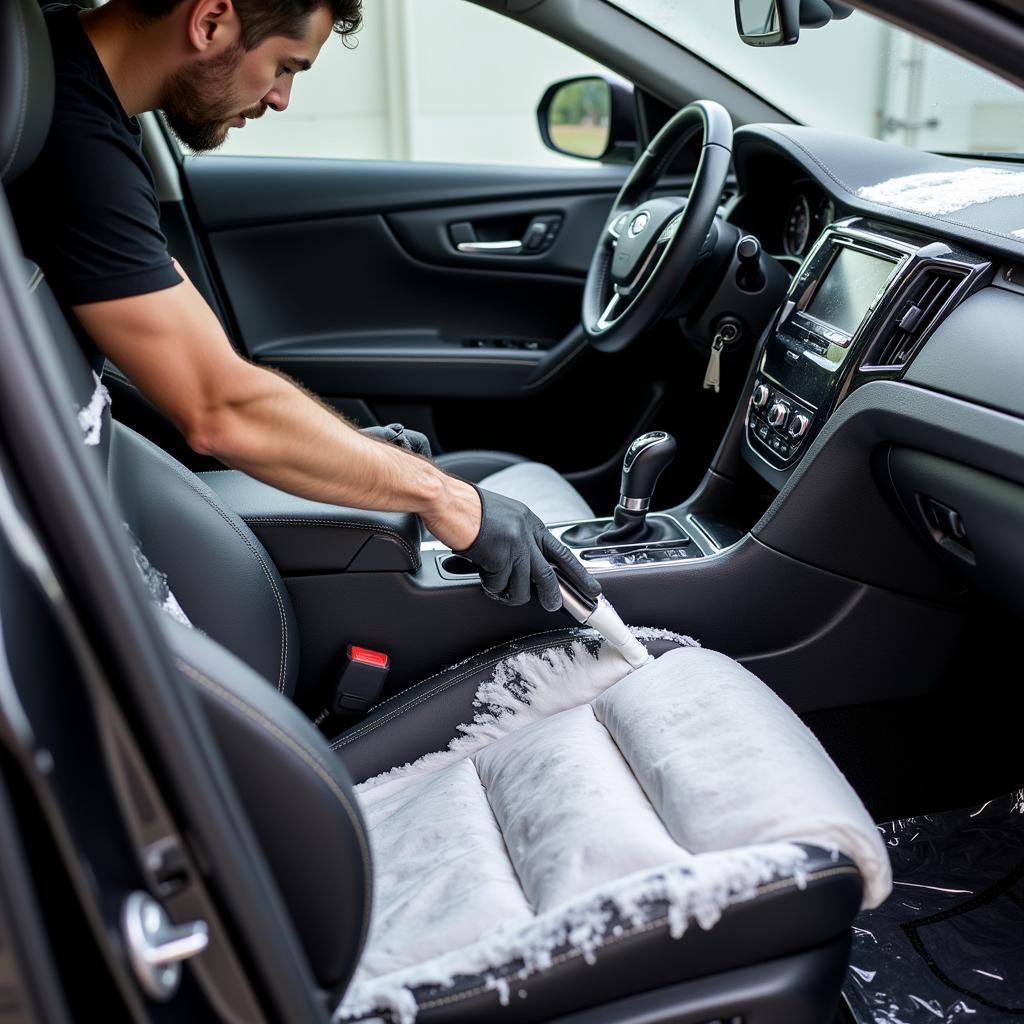 Interior car detailing services in Burlington, NJ