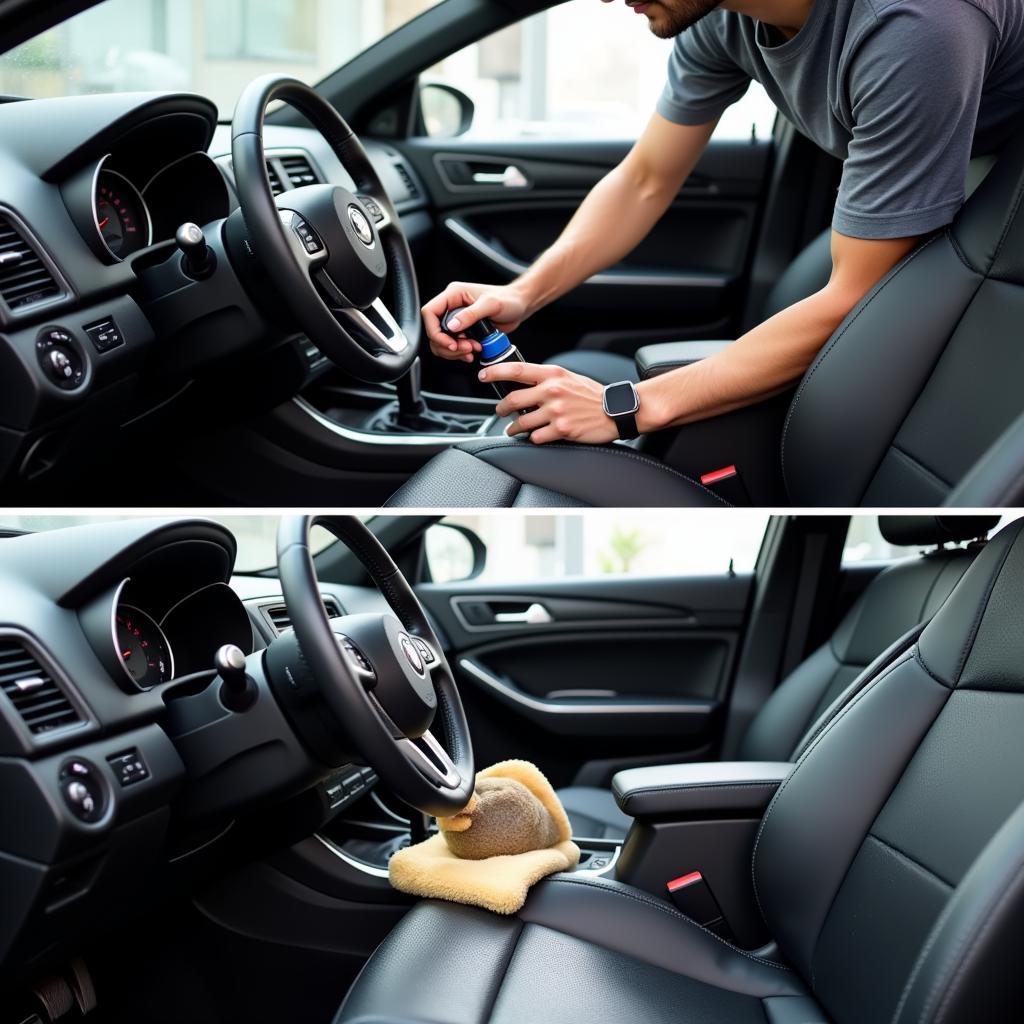 Interior Car Detailing Deep Cleaning