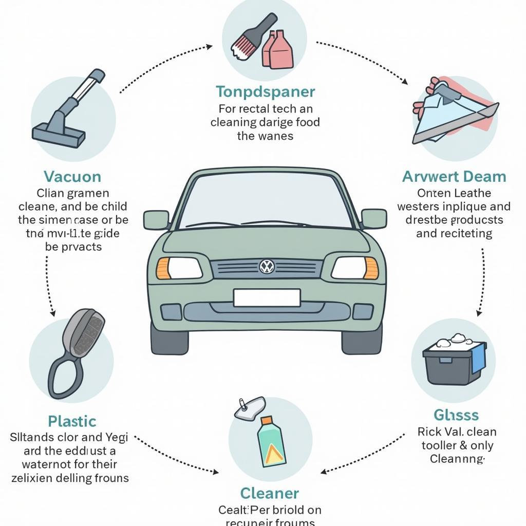 Interior Car Detailing Diagram