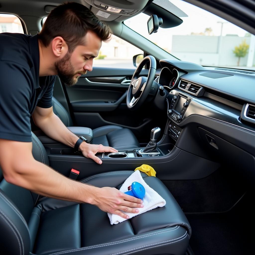 Interior Car Detailing in Fremont