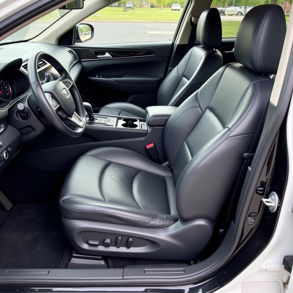 Clean interior of a car after detailing in Madison, WI