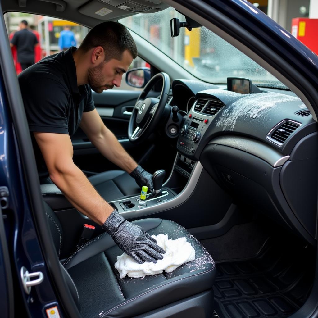 Interior car detailing cleaning service in New Jersey