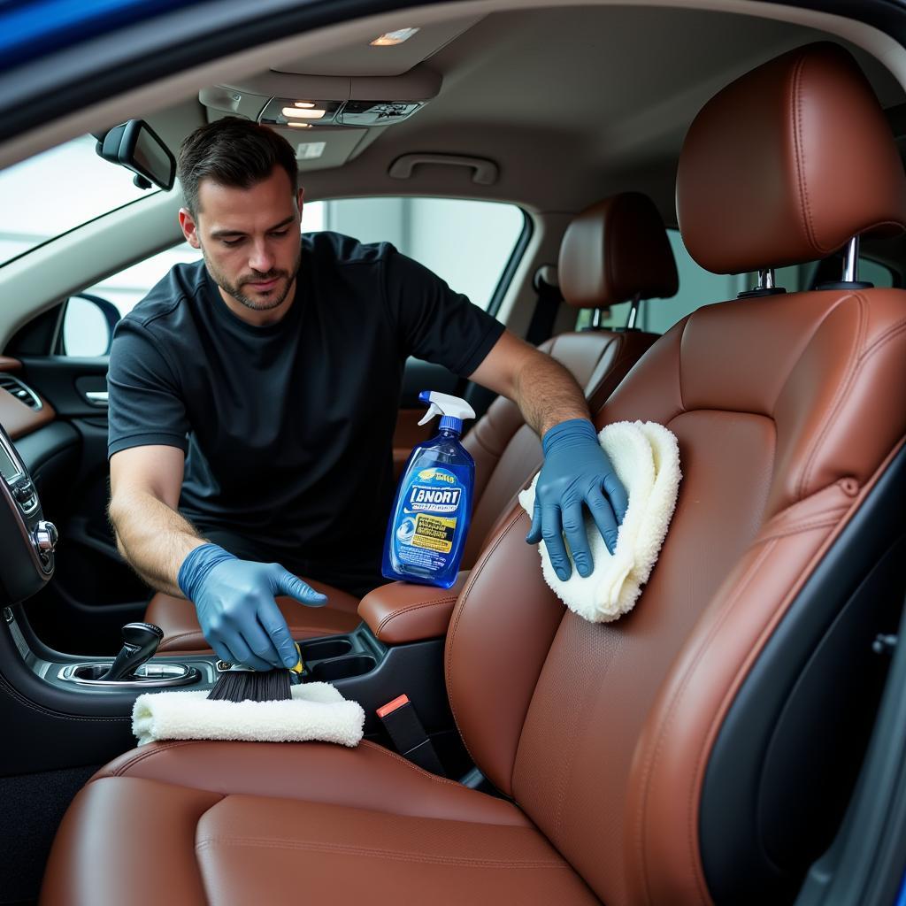 Interior Car Detailing Process