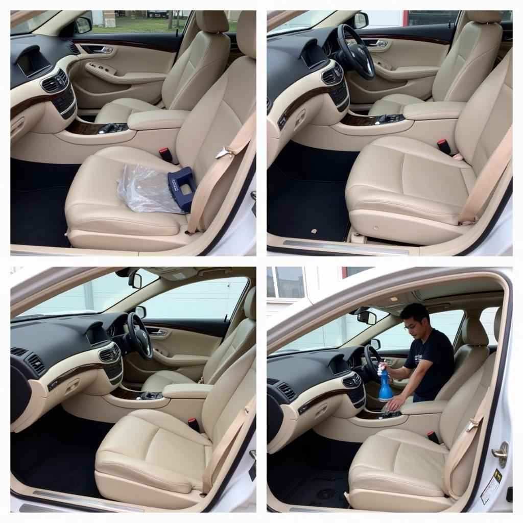 Interior Car Detailing Process