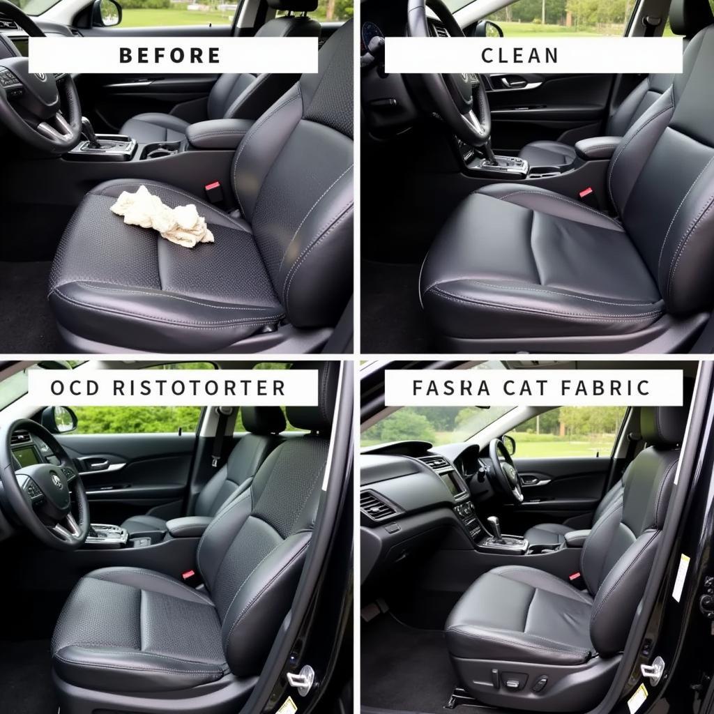 Interior Car Detailing Process