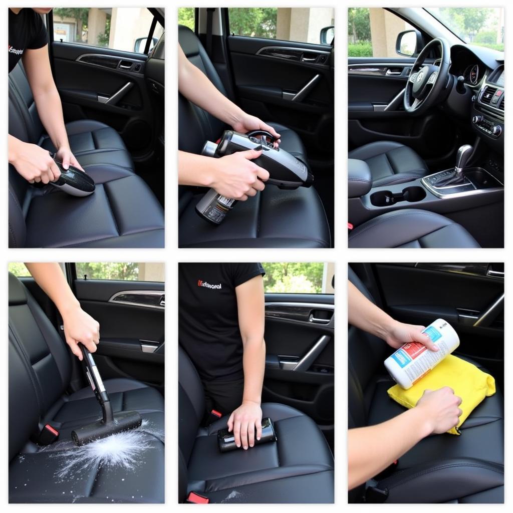 Interior Car Detailing Process