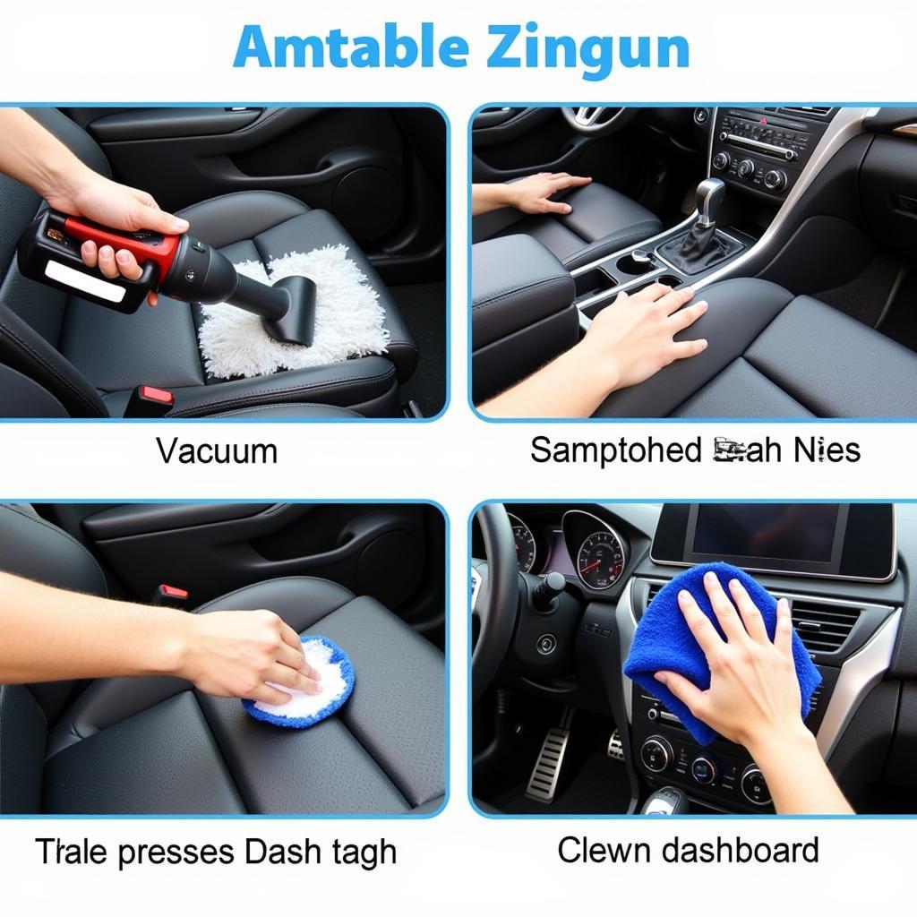 Interior Car Detailing Process