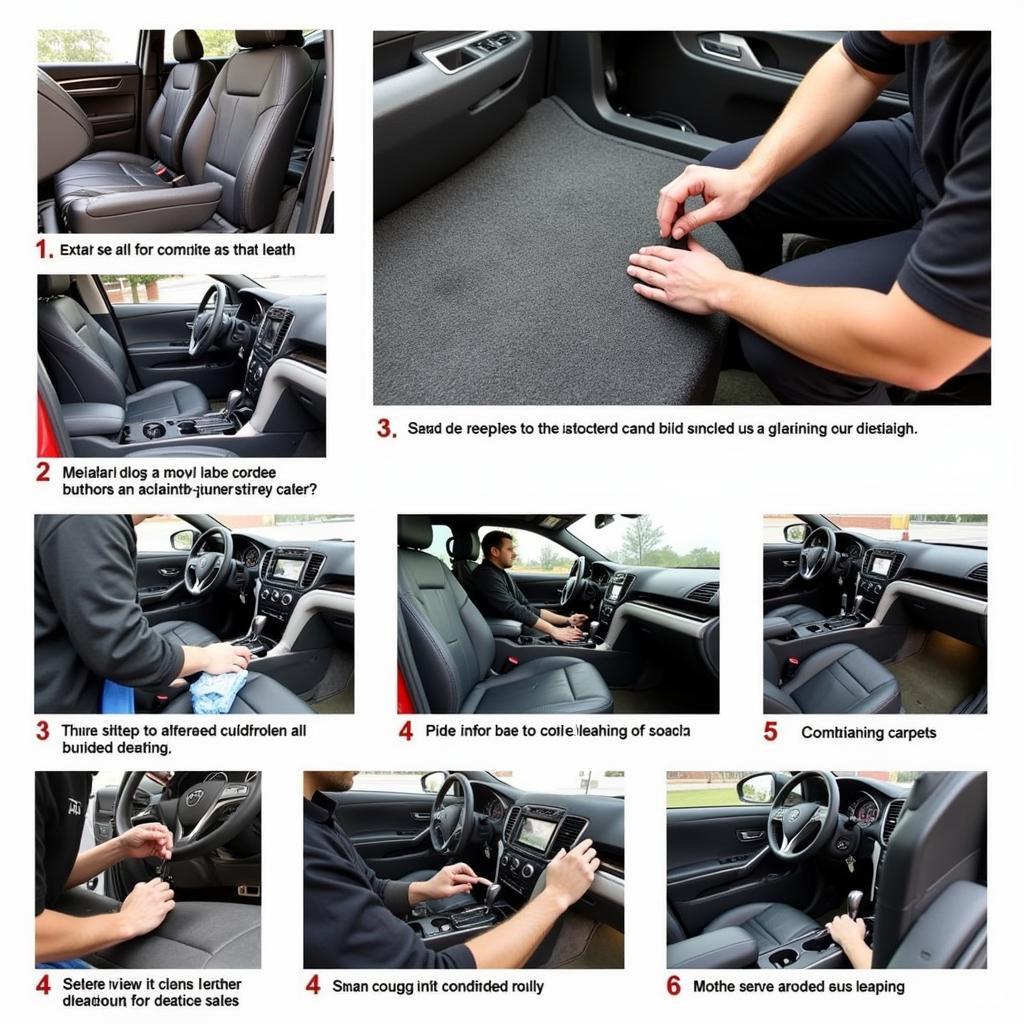 Professional Interior Car Detailing Process