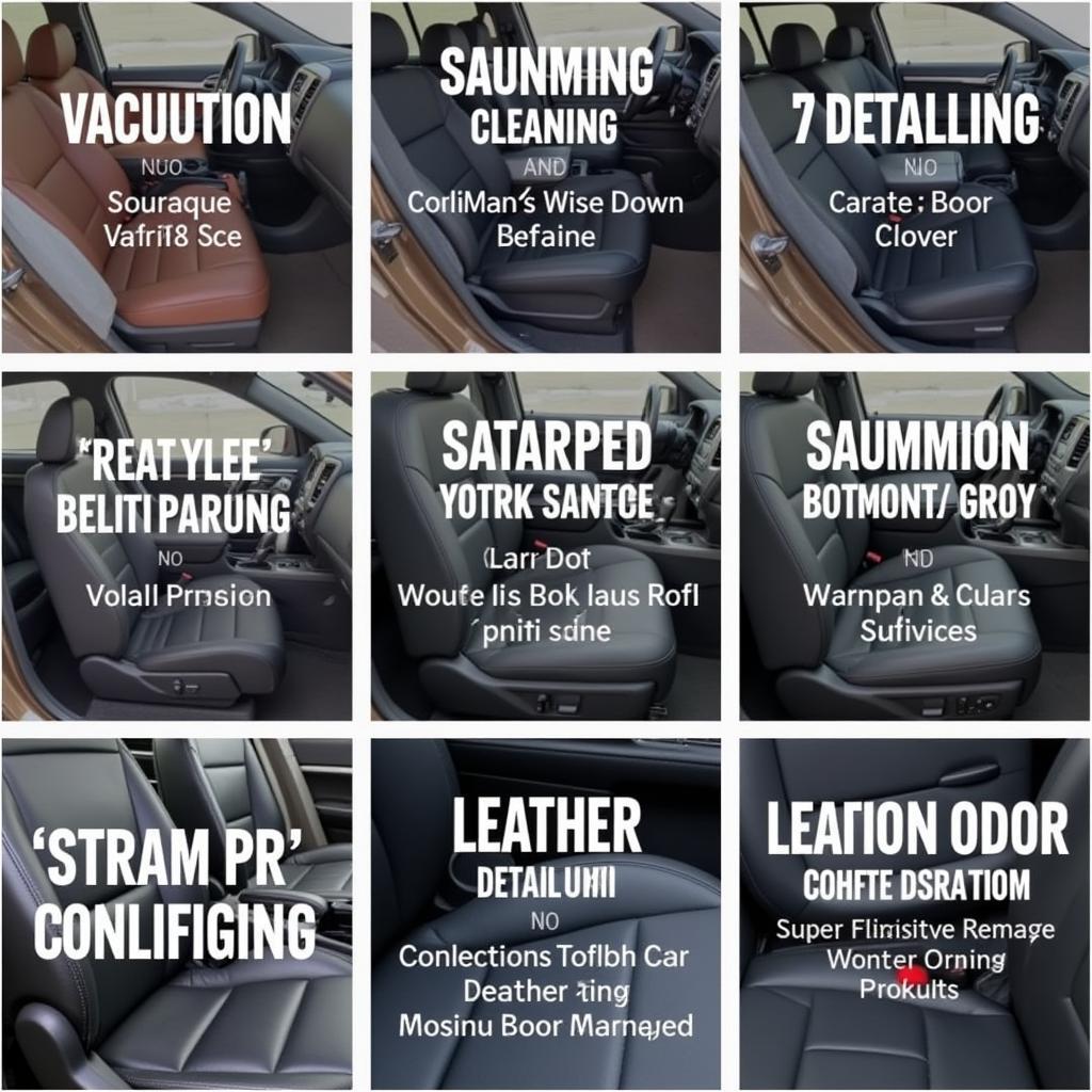 Interior car detailing services range from basic to comprehensive