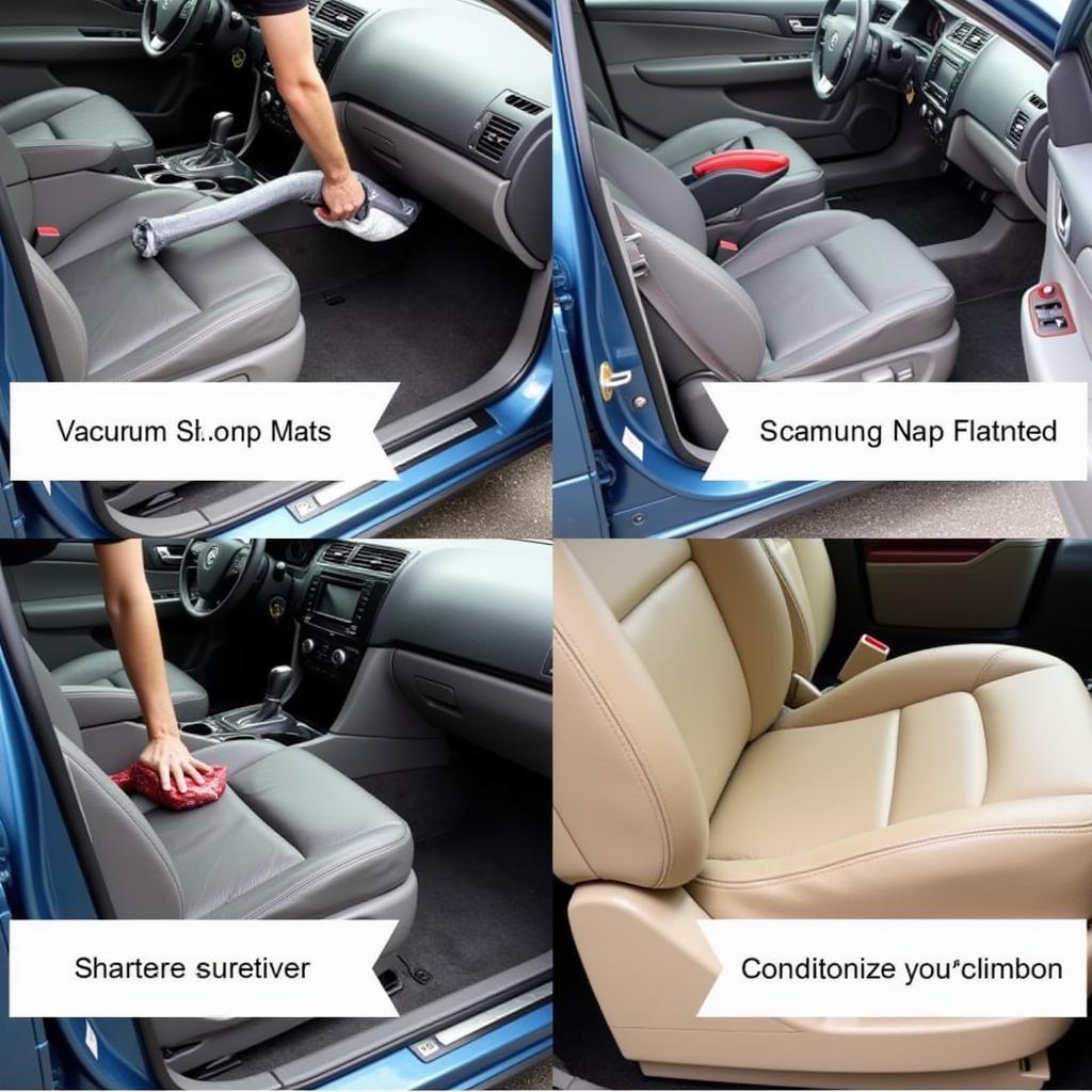 Interior Car Detailing Services: Vacuuming, Shampooing, Leather Conditioning