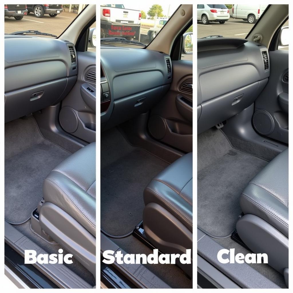 Interior Car Detailing Services: Basic vs. Standard vs. Premium