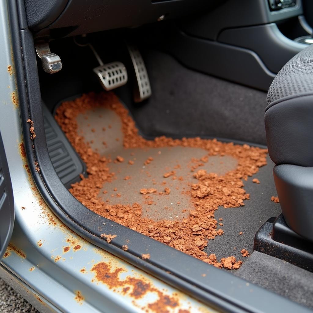 Rust Damage on Car Floor