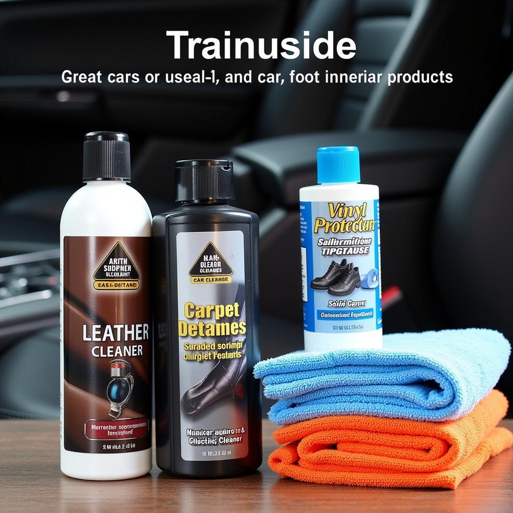 Interior Detailing Products and Microfiber Towels