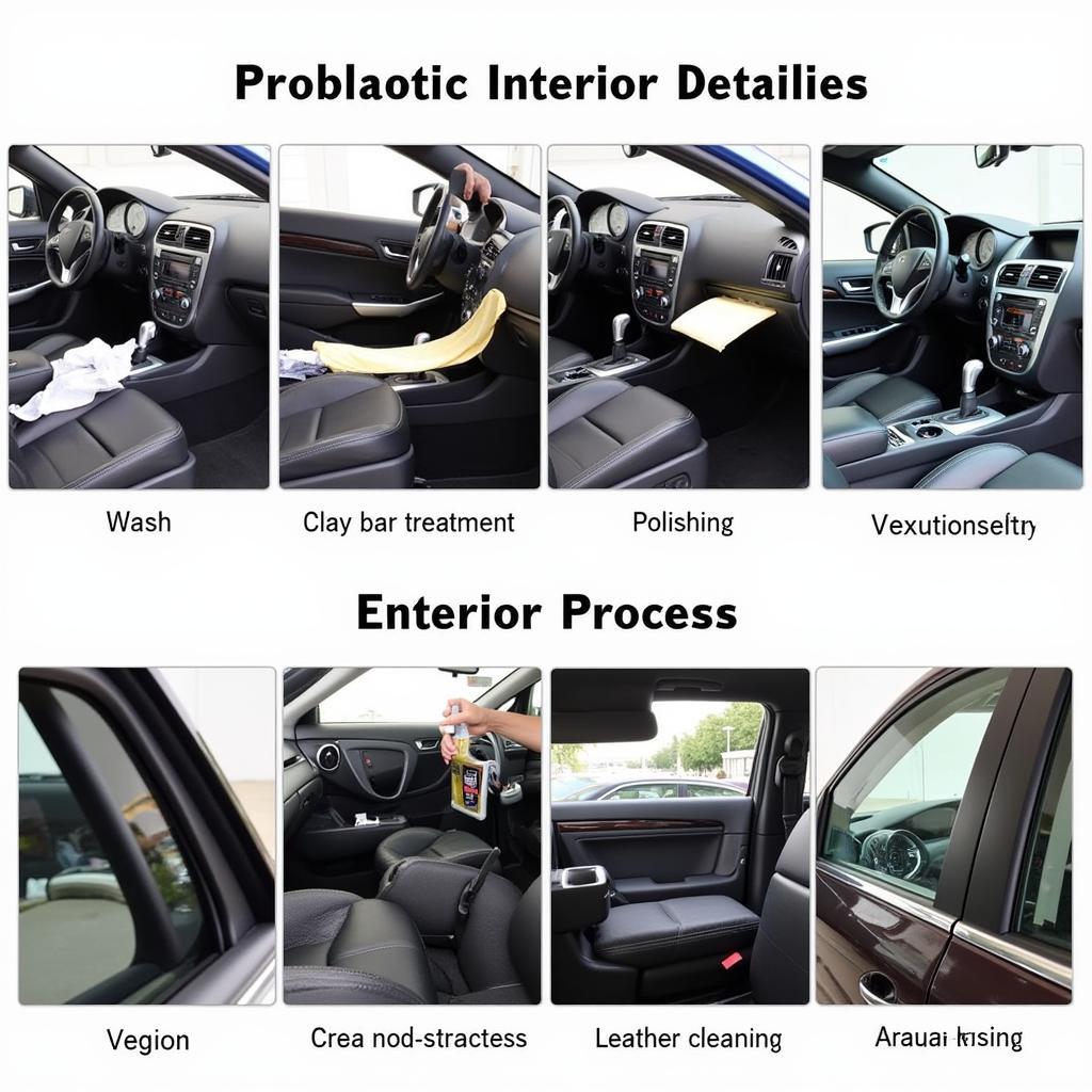 Interior and Exterior Car Detailing Process