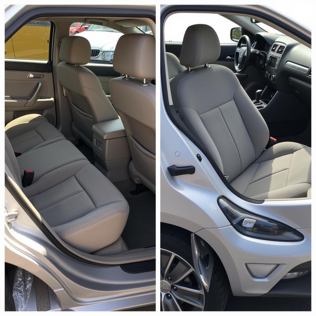 Comparing interior and exterior car detailing services