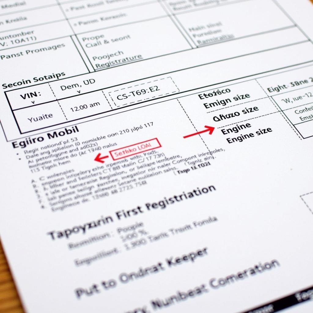 Key Car Logbook Information