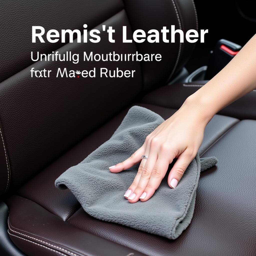 Conditioning Leather Car Seats