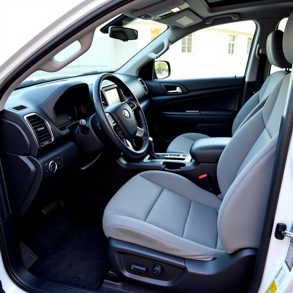 Maintained Detailed Car Interior in Oakleigh