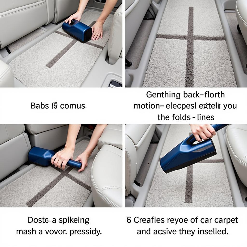 Maintaining Car Carpet Lines with a Vacuum