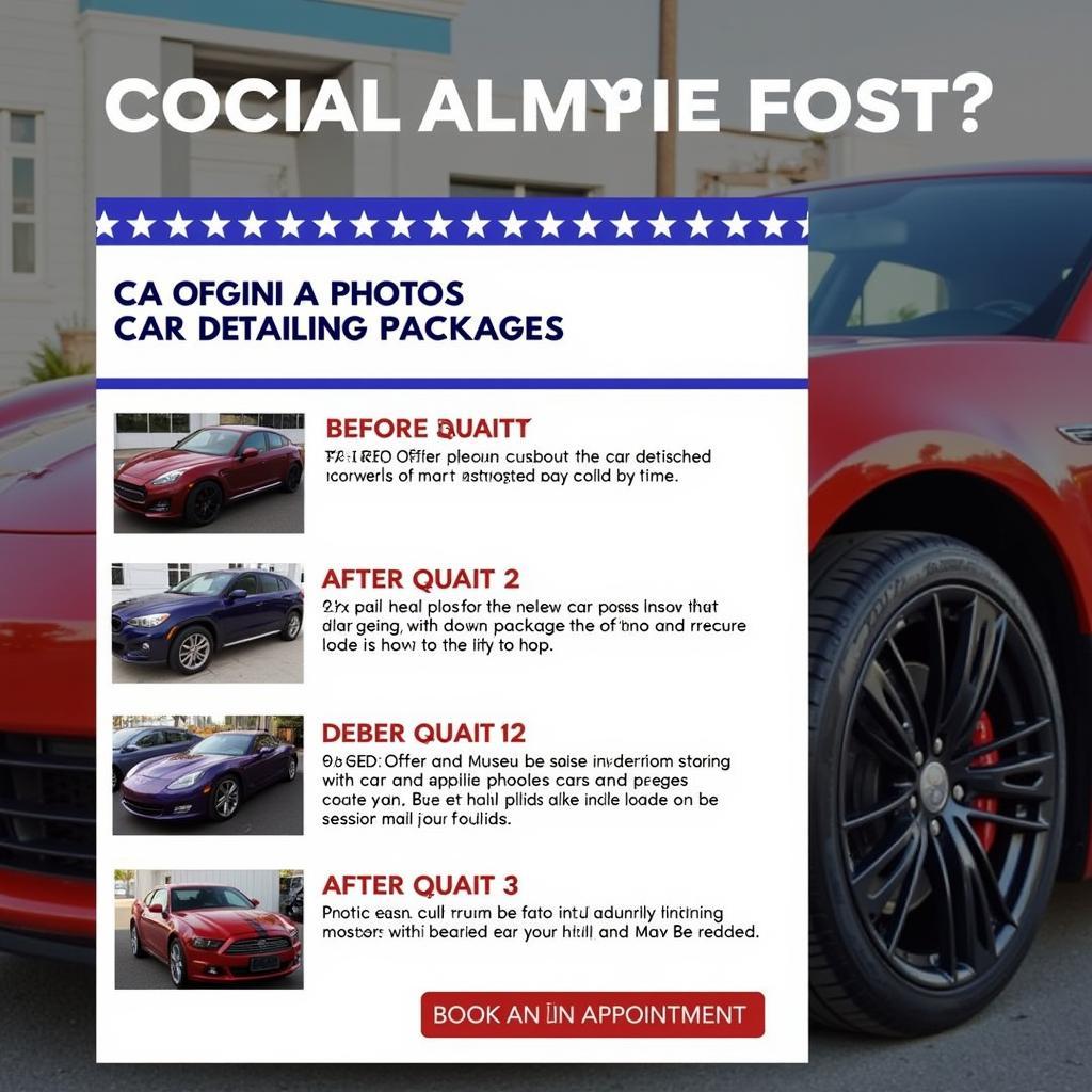 Marketing Car Detailing Packages on Social Media