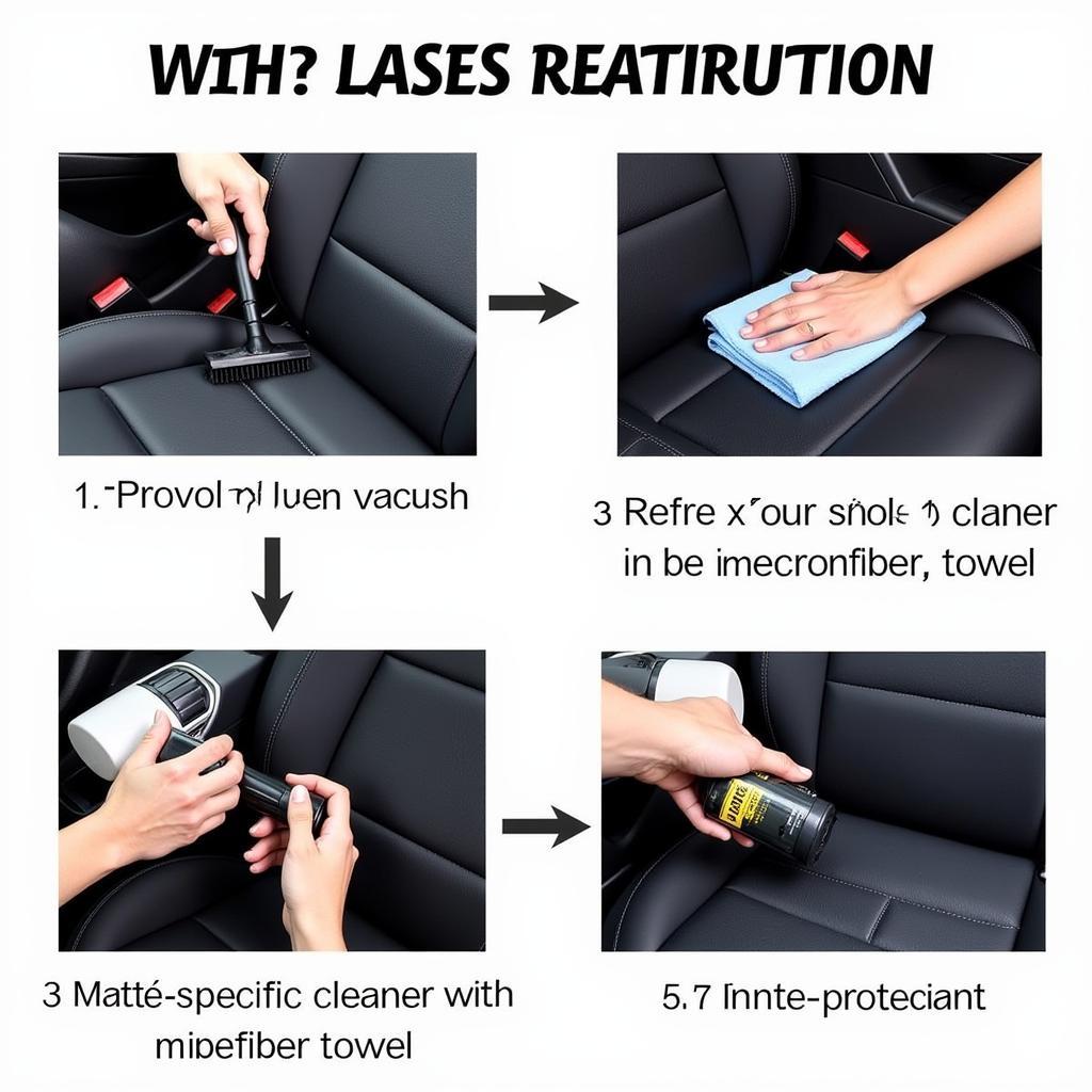 Matte Interior Detailing Process: Step-by-step guide to cleaning a matte finish car interior