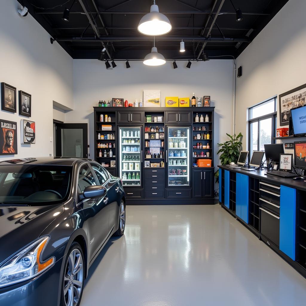 Inside a Miami Car Detailing Store