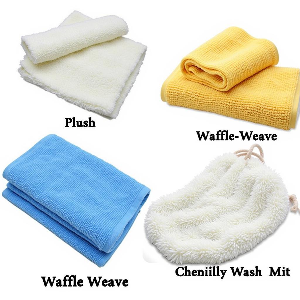 Different Types of Microfiber Car Wash Towels