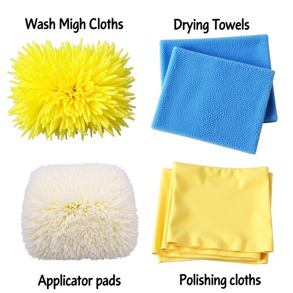 Different Types of Microfiber Cloths for Car Detailing