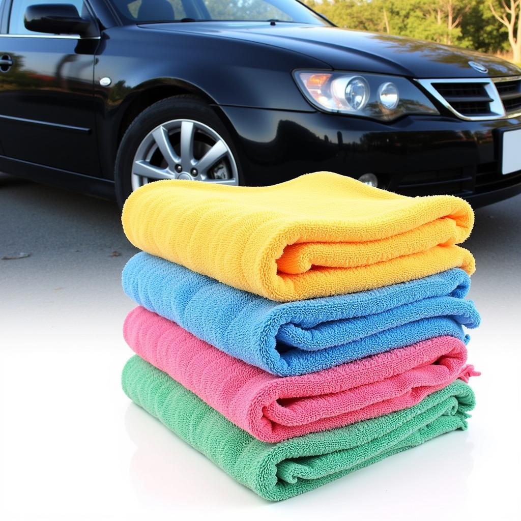 Microfiber Cloths for Car Detailing