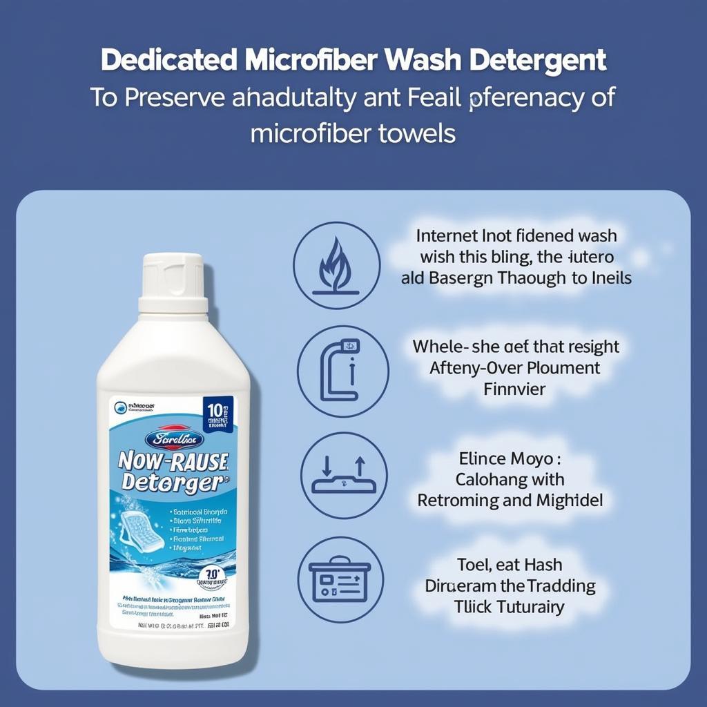 Microfiber Towel Washing Detergent