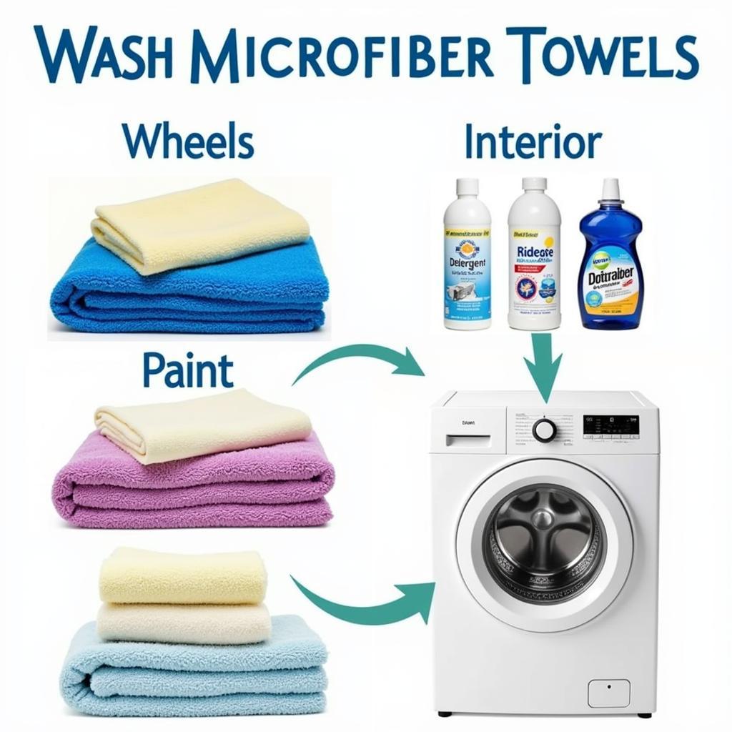 Microfiber Towel Washing Process